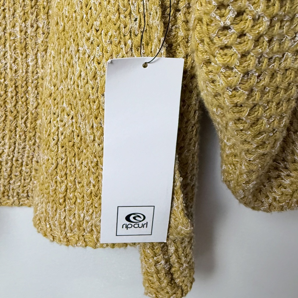 Ripcurl Size Small Mustard Cardigan (B) - Picture 4 of 6